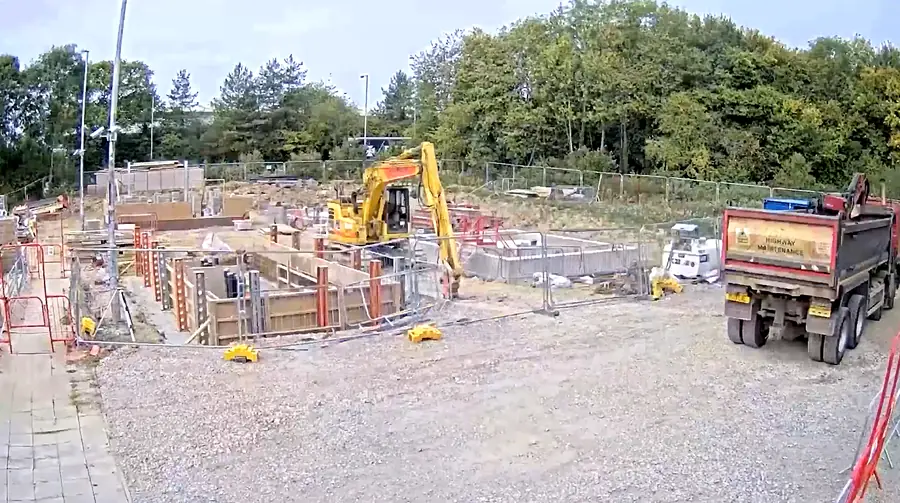 Formwork and excavation htmlFor a new substation foundation